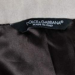 Pre Owned Dolce & Gabbana Sand Beige Cotton Belted Trench Coat 3XL