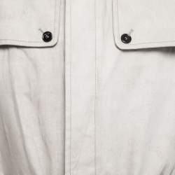 Pre Owned Dolce & Gabbana Sand Beige Cotton Belted Trench Coat 3XL