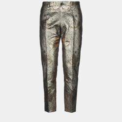 Pre Owned Dolce & Gabbana Polyester Pants 46
