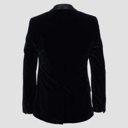 Dolce & Gabbana Midnight Blue Velvet Blazer M (IT 48)