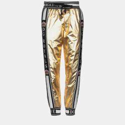 Pre Owned Dolce & Gabbana Polyester Pants 48