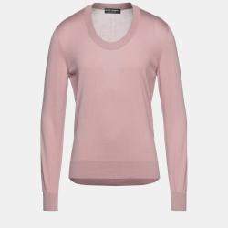 Pre Owned Dolce & Gabbana Silk Sweater IT 46
