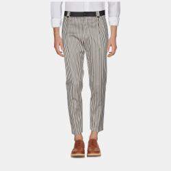Pre Owned Dolce & Gabbana Cotton Pants IT 50