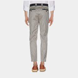 Pre Owned Dolce & Gabbana Cotton Pants IT 50