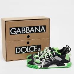 Dolce & Gabbana Multicolor Leather and Neoprene Ns1 Sneakers Size 41