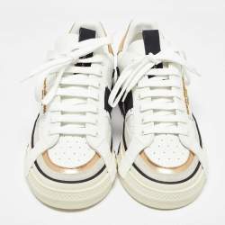 Pre Owned Dolce & Gabbana Multicolor Leather Rubber Custom 2.Zero Low Top Sneakers 43