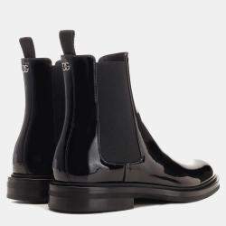 Dolce & Gabbana Black Leather Beatles Boots IT 41