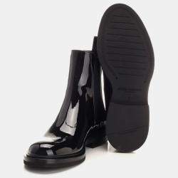 Dolce & Gabbana Black Leather Beatles Boots IT 41