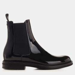Dolce & Gabbana Black Leather Beatles Boots IT 41
