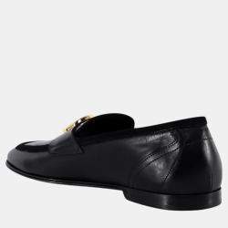 Dolce & Gabbana Black Leather Loafer EU 40