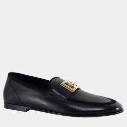 Dolce & Gabbana Black Leather Loafer EU 40