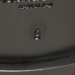 مملوكة مسبقًا Dolce & Gabbana Black Leather Brushed Loafers Size 43