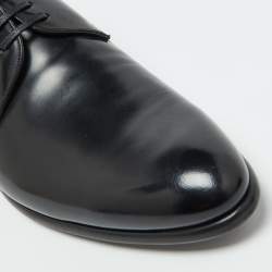 Dolce & Gabbana Black Leather Lace Up Derby Size 42.5