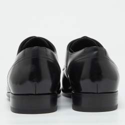 Dolce & Gabbana Black Leather Lace Up Derby Size 42.5