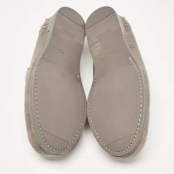 Dolce & Gabbana Brown Leather Genova Loafers Size 41.5