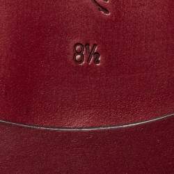 مملوكة مسبقًا Dolce & Gabbana Black Velvet DG Secret Heart Loafers Size 42.5