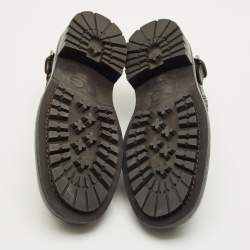 مملوكة مسبقًا حذاء ديربي دولتشي أند غابانا برنيني جلد أسود مقاس 45