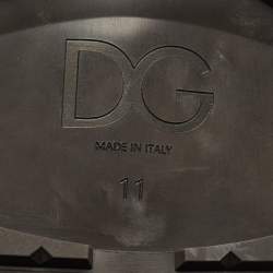 مملوكة مسبقًا حذاء ديربي دولتشي أند غابانا برنيني جلد أسود مقاس 45