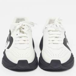 Pre Owned حذاء رياضي دولتشي أند غابانا داي ماستر منخفض جلد أبيض/أسود مقاس 41