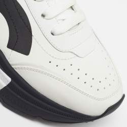 Pre Owned حذاء رياضي دولتشي أند غابانا داي ماستر منخفض جلد أبيض/أسود مقاس 41