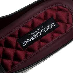 مملوكة مسبقًا حذاء لوفرز مول دولتشي أند غابانا سليب أون كينغ سيتي جلد أسود مقاس 43