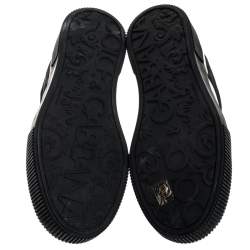 Dolce & Gabbana Multicolor Leather And Fabric New Miami Low Top Sneakers Size 43.5