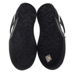 Pre Owned Dolce & Gabbana Multicolor Leather And Fabric New Miami Low Top Sneakers Size 40