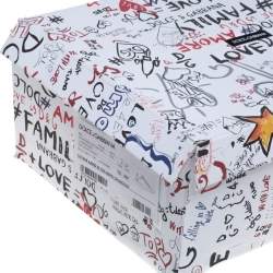 Pre Owned Dolce & Gabbana Black Suede And Leather Super King Low Top Sneakers Size 44