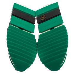 Pre Owned حذاء رياضي دولت شي أند غابانا سورينتو قماش تريكو أخضر مقاس 41