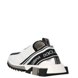 Pre Owned Dolce & Gabbana White Sorrento Sneakers Size EU 39.5