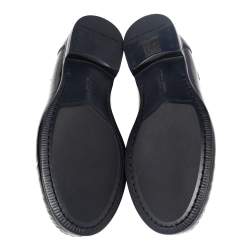 Pre Owned Dolce & Gabbana Black Patent Leather Penny Loafers Size 41