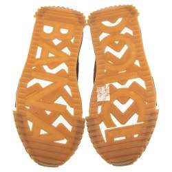 مملوكة مسبقًا Dolce & Gabbana Multicolor Canvas And Fabric NS1 Slip on Sneakers Size  43.5