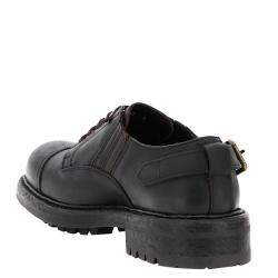 Dolce & Gabbana Black Cowhide Bernini Slip-On Shoes Size IT 41