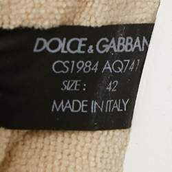 Pre Owned Dolce & Gabbana Multicolor  Leather And Nylon Airmaster Lace Up Sneakers Size 42