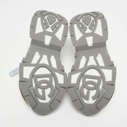 Pre Owned Dolce & Gabbana Multicolor  Leather And Nylon Airmaster Lace Up Sneakers Size 42