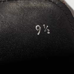 Pre Owned Dolce & Gabbana Dark Brown Leather Loafers Size 43.5