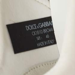 Dolce & Gabbana Multicolor Canvas Graffiti Print Ns1 Low Top Sneakers Size 40