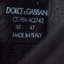 Pre Owned Dolce & Gabbana Tricolor Nylon and Leather Airmaster Low Top Sneakers Size 47