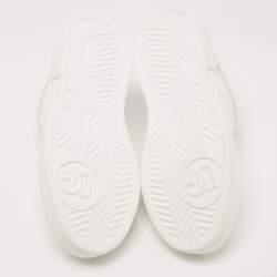 Pre Owned Dolce & Gabbana White Leather Roma Sneakers Size 41