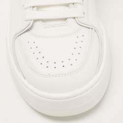 Pre Owned Dolce & Gabbana White Leather Roma Sneakers Size 41