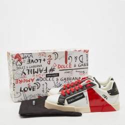 Dolce & Gabbana Multicolor Leather 1984 Milano Sneakers Size 42