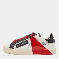 Dolce & Gabbana Multicolor Leather 1984 Milano Sneakers Size 42