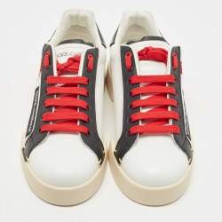 Dolce & Gabbana Multicolor Leather 1984 Milano Sneakers Size 42