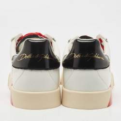 Dolce & Gabbana Multicolor Leather 1984 Milano Sneakers Size 42