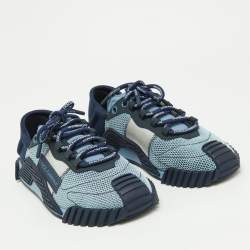 Dolce & Gabbana Two Tone Mesh and Neoprene NS1 Sneakers Size 42