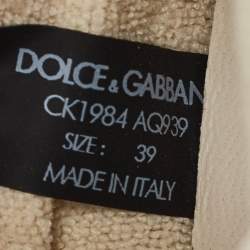 Pre Owned Dolce & Gabbana Multicolor Nylon and Suede Airmaster Sneakers Size 39