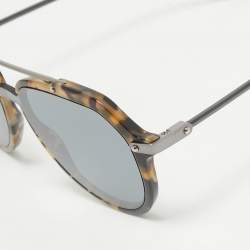 Dolce & Gabbana Black/Brown DG4330 Aviator Sunglasses