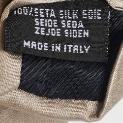 Dolce & Gabbana Grey Silk Skinny Tie 