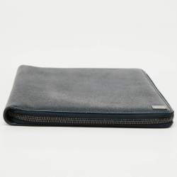 Dolce & Gabbana Navy Blue Leather Business Organizer