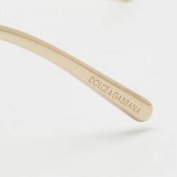 Dolce & Gabbana Gold/Brown DG2250 Aviators Sunglasses